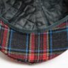 BOINA GORRA DUCKBILL CUADROS TARTÁN ROJO