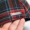 BOINA GORRA DUCKBILL CUADROS TARTÁN ROJO